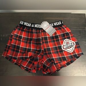 Muskoka Bear Wear Pj Shorts - Red Plaid - Brand NWT